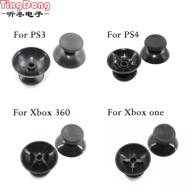 Best Price 10pcs Analog Joystick thumb Stick grip Cap for Sony PlayStation Dualshock 3/4 PS3 PS4 Xbox 360/One joypad Controller Thumbst
