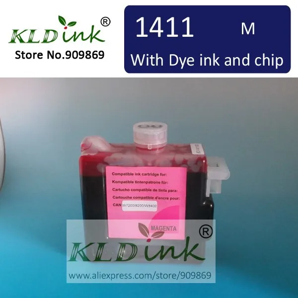 

BCI-1411 BCI1411M Dye Ink Cartridge for W8400 W8200 W7200 Large Format Printer