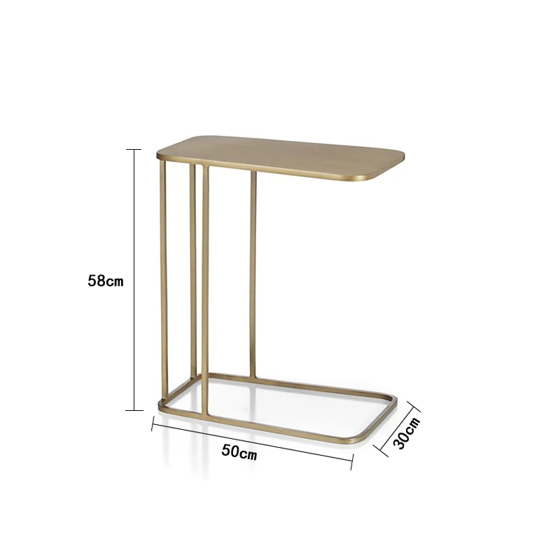 The modern contracted small tea table. The edge of the table of iron edge table ark Nordic small square table..16