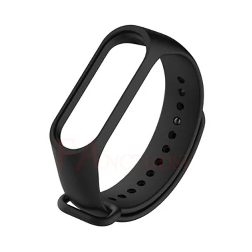 Для Xiaomi mi Band 3 Смарт-браслет силиконовые браслеты Сменные аксессуары браслет mi 3 сменные ремешки ремешок для смарт-браслета - Цвет: black