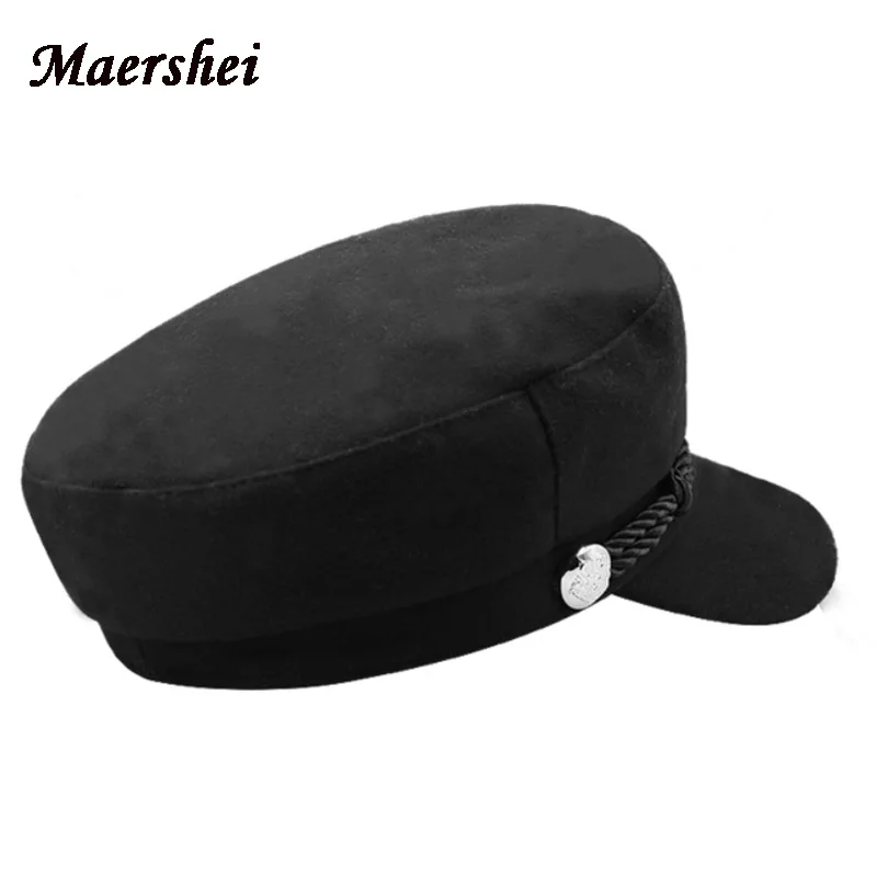 MAERSHEI женская военная шапка бейсболка Gorras planas cap s Женская кепка с якорем зимние винтажные шапки