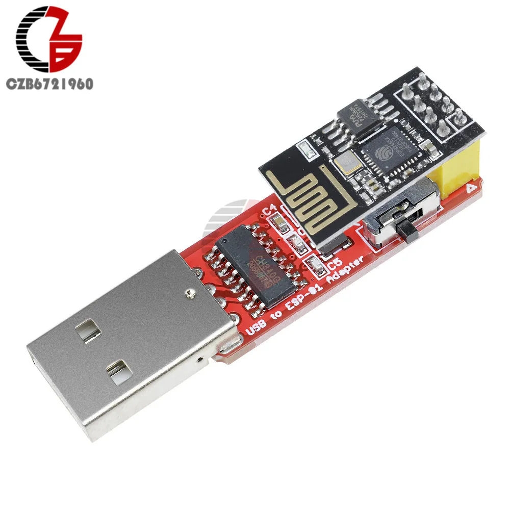 CH340 USB к ESP8266 серийный ESP-01 ESP-01S адаптер беспроводной Wifi разработчик ESP01 ESP01S программист адаптер GPIO модуль