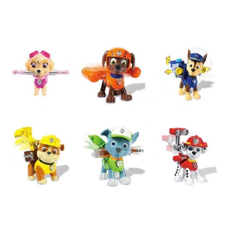 Подлинный Paw Patrol Action Pack pups apollo Marshal Skye Rubble chase zume rocky Спасательная команда фигурка детская игрушка