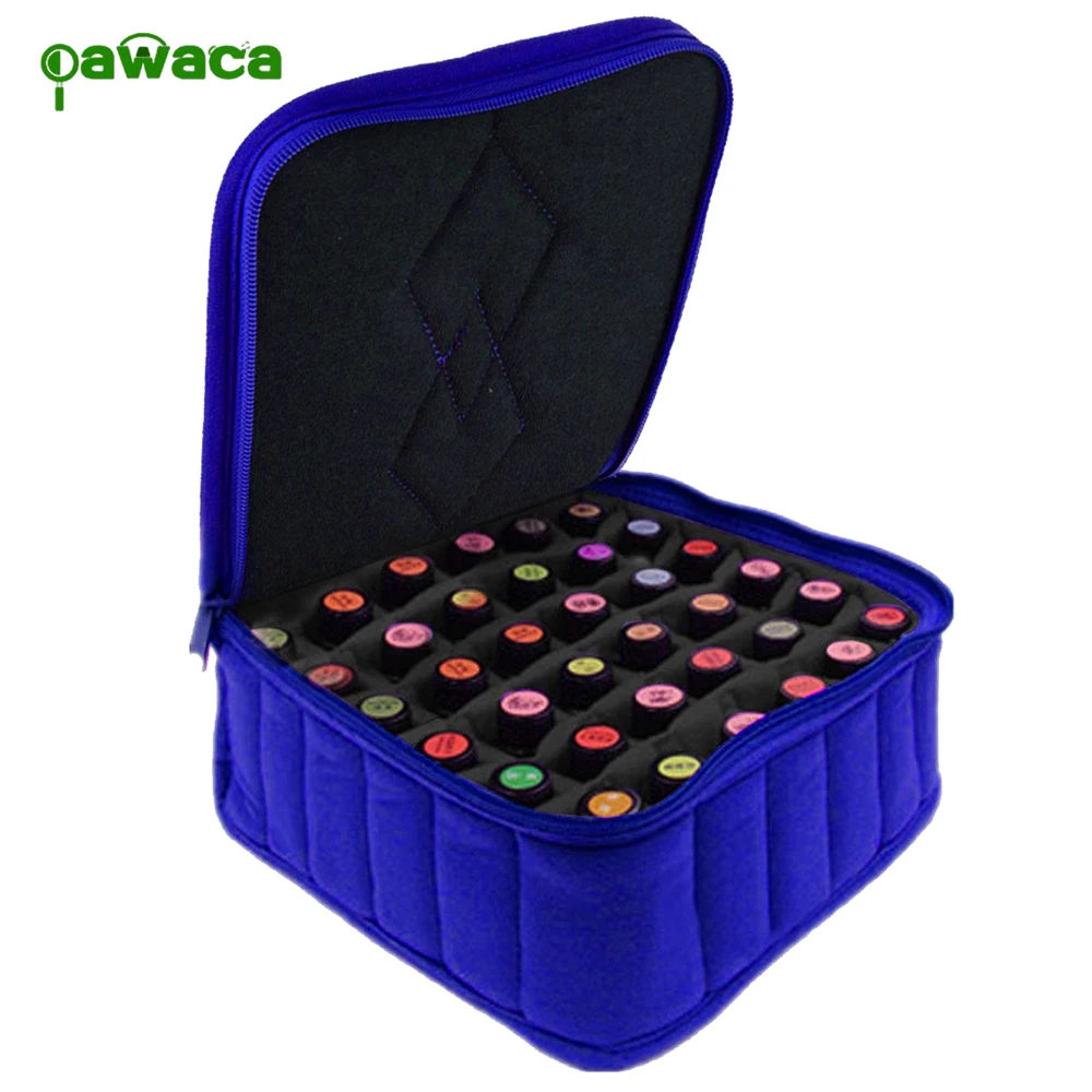 

Pawaca New 30-Bottle Essential Oil Carrying Case Portable Storage Bottels Bags Travel Organizer Box Holds 5ml, 10ml, 15ml
