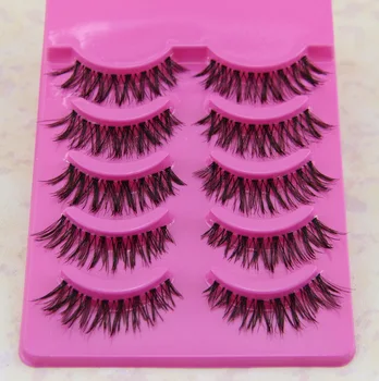 

by dhl 200set 5Pair/set False Eyelashes Natural Soft Eye Lashes Makeup Handmade Thick Fake False Eyelashes Newest tool