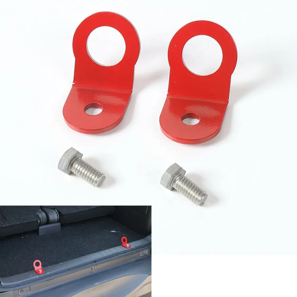 Metal 4pcs/set Tail Rear Trunk Cargo Luggage Net Lock Hook Floor Hooks