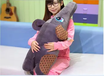 

new lovely plush gray elephant toy creative elephant doll boyfriend pillow doll about 120cm