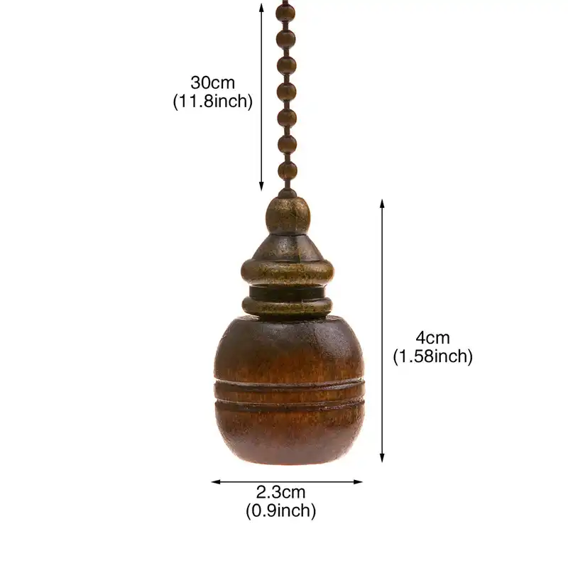 2pcs Fan Pull Chain Decorative 12inch Light Pull Chains Extension