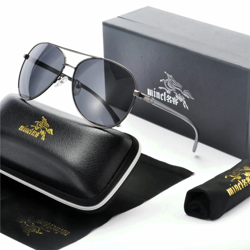 Мужские очки для вождения MINCL брендовые дизайнерские поляризованные