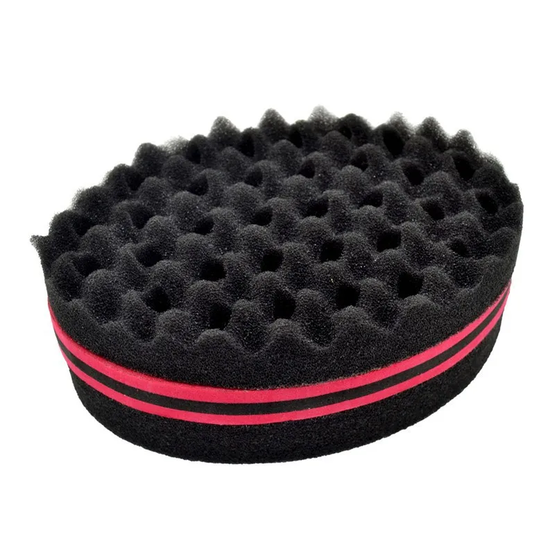 10pcs Hair Twist Sponge Brush Black Men Hair Curler Magic Curler