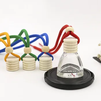 

10ml New Shape Car Perfume Pendant Car Hanging Oil Glass Empty Bottle 100PCS/LOT