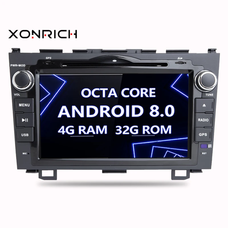 Android 8,0 автомобильный dvd gps плеер для Honda CRV CR-V с автомобильным радио gps навигация умная система мультимедийный плеер