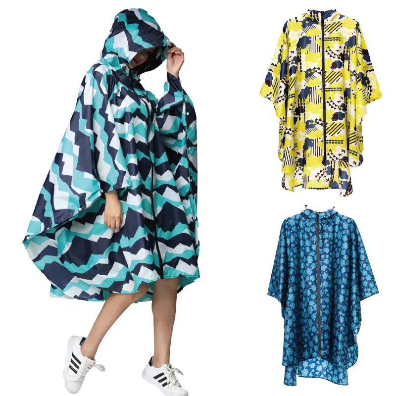 Multifunctional colorful unisex Outdoor Travel Waterproof Rain coat