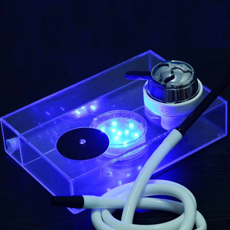 

High quality Acrylic Hookah Set Narghile Shisha with Shisha Hookah Hose Charcoal Holder Shisha Water Container for Club Bar