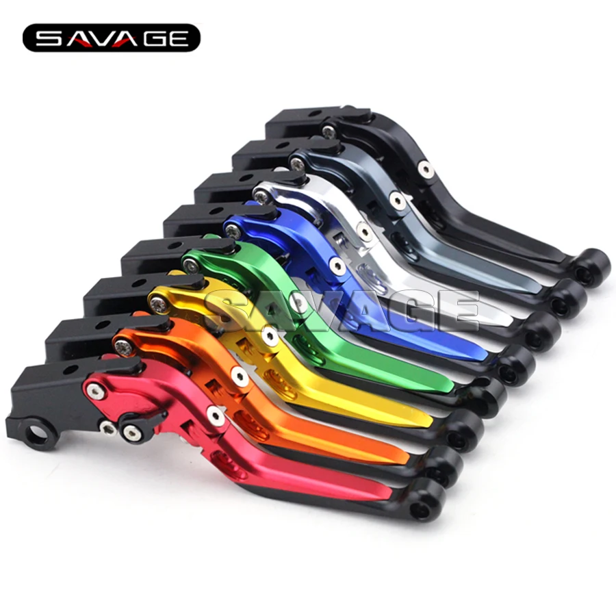

For Brembo Brake Master Cylinder 19RCS Motorcycle Accessories CNC Aluminum Adjustable Folding Extendable Brake Lever 8 colors