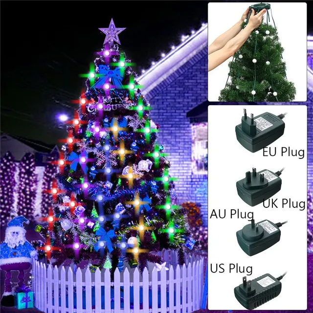 Smuxi 48 Leds Fiber Optical Lantern Flasher Lamp Set Night Light Smuxi 48 Leds Fiber Optical Lantern Flasher Lamp Set Night Light Christmas Tree Fairy Wedding Holiday - Smuxi 48 Leds Fiber Optical Lantern Flasher Lamp Set Night Light