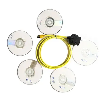 Goedkoop 2016 Top Kwaliteit Ethernet naar OBD Interface Kabel E SYS ICOM Codering voor ENET OBDII Met V50.3 V3.22.5 Software 10 stks