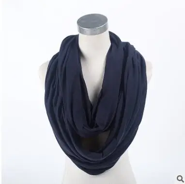 New Mother Lactation Cover Feeding a Child Fashion Women Infinity Scarf Breastfeeding Mommy Nursing Infant Shawl - Цвет: Deep blue