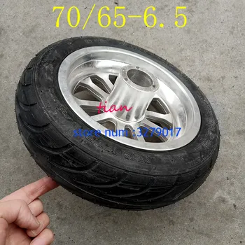 

Hot Sale High Reputation 10 Inch Scooter Wheels 70/65-6.5 Tubeless Wheel Tire with Alloy Rim for Electric Scooter Accessory