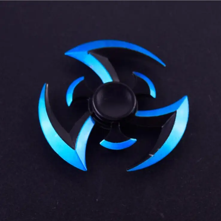 

Metal Fidget Spinner Naruto Finger Spinner hot Wheels Tri cross Metal Hand fidget Ring Model EDC Stuffer For Kid/Adult Toys
