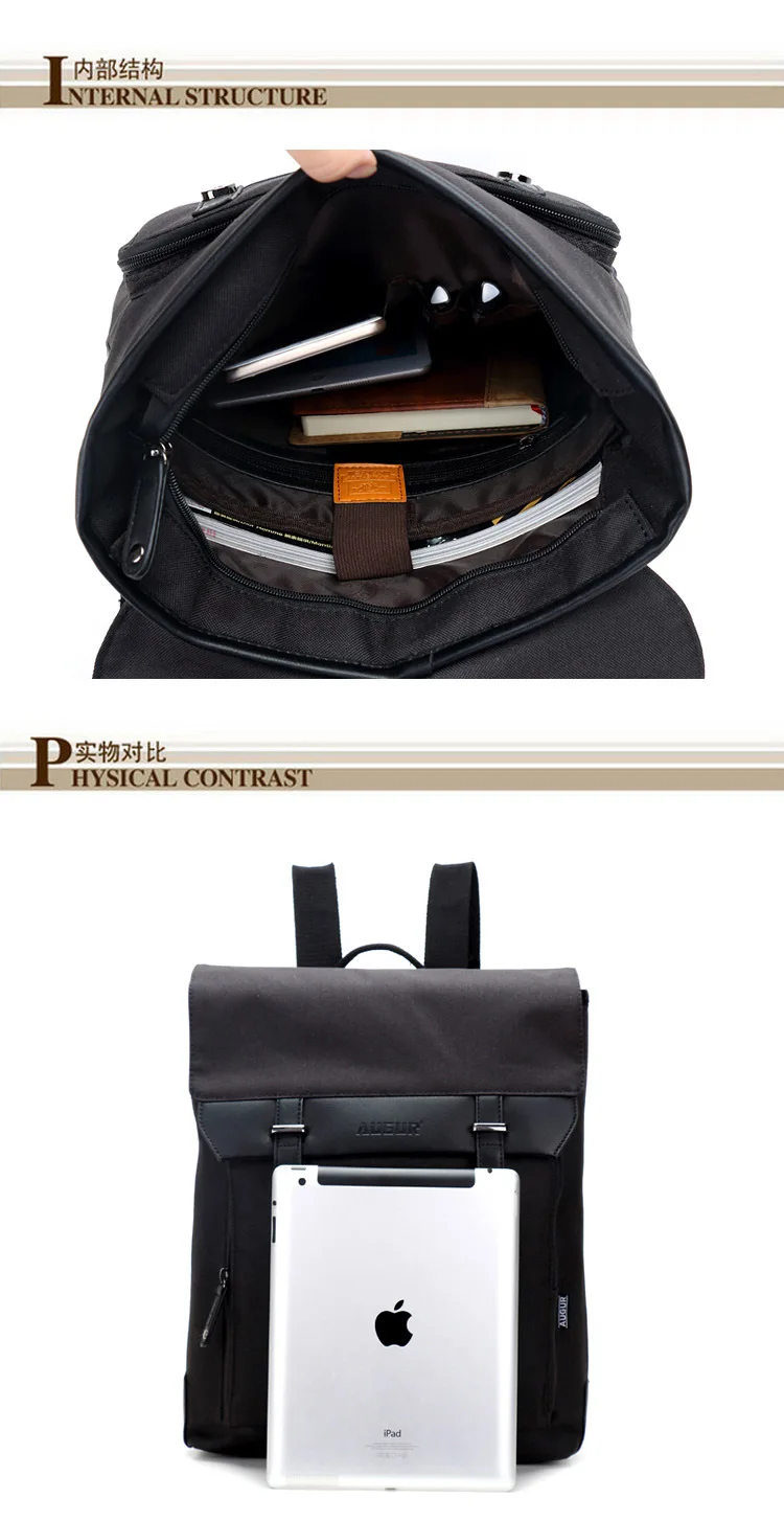 Mochila de nailon delgada impermeable para hombre Mochila para ordenador portátil de 14,1 pulgadas Mochila para ordenador portátil Mochila de nailon delgada impermeable para hombre Mochila para ordenador portátil de 14,1 pulgadas Mochila para ordenador portátil