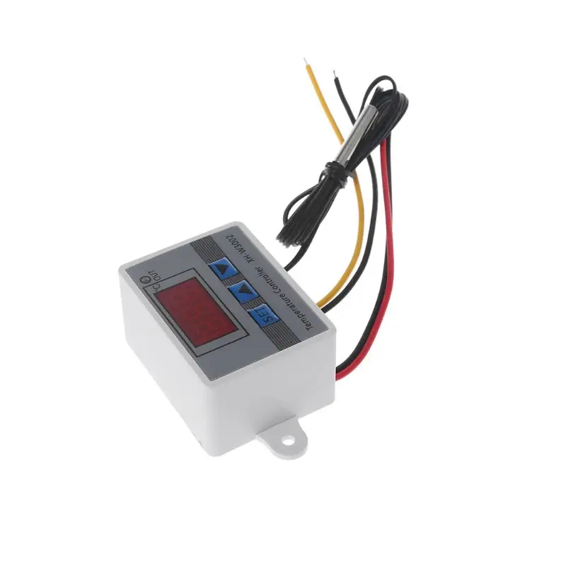 12V 24V 220V W3002 цифровой регулятор температуры 10A светодиодный термостата|Приборы для
