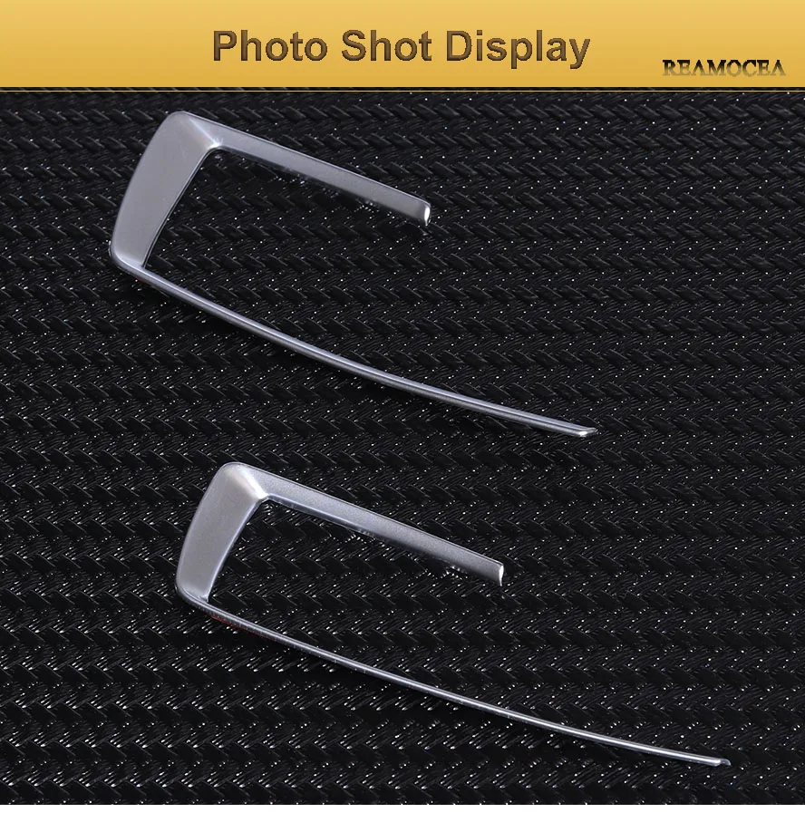 Reamocea 1 Set Silver Chrome Dashboard Console Cover Trim for BMW 3 4 Series F30 F31 F32 F34 F36 316 318 320 420 2013 2014 2015 (10)