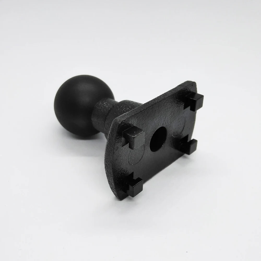 

Mounting Adapter Base with 1 Inch Rubber Ball Compatible with all Motorcycle Waterproof Phone Case with 4 Lock Mechanism