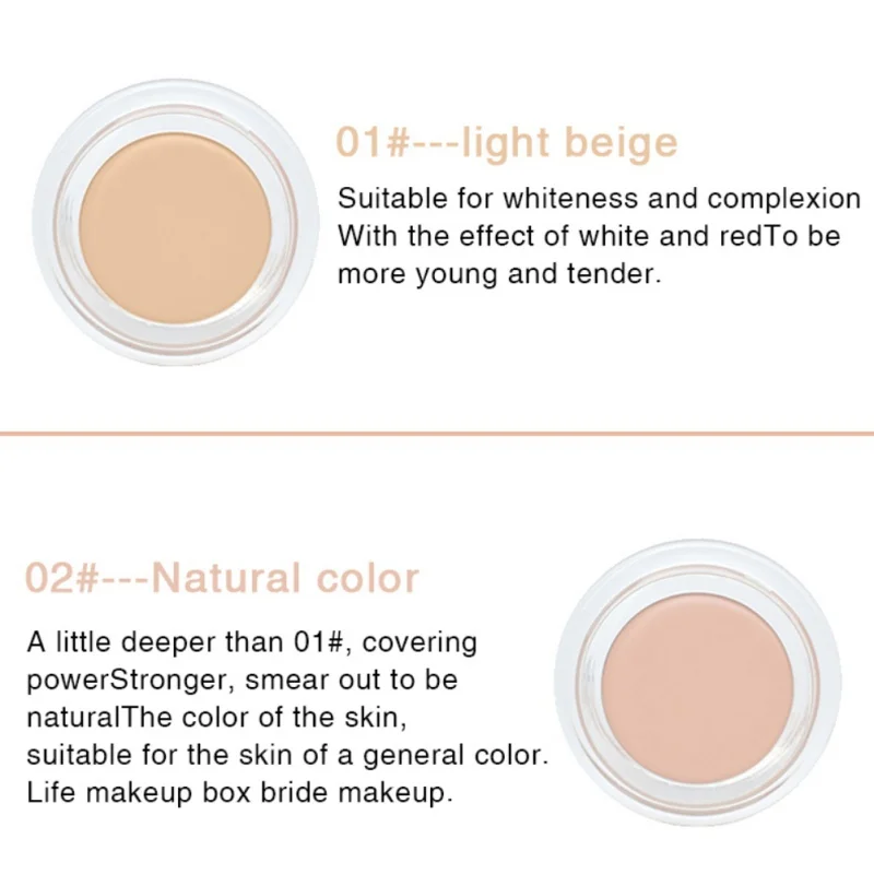 Натуральный идеальный чехол осветляет легко носить лицо основа под макияж консилер крем четыре цвета косметика