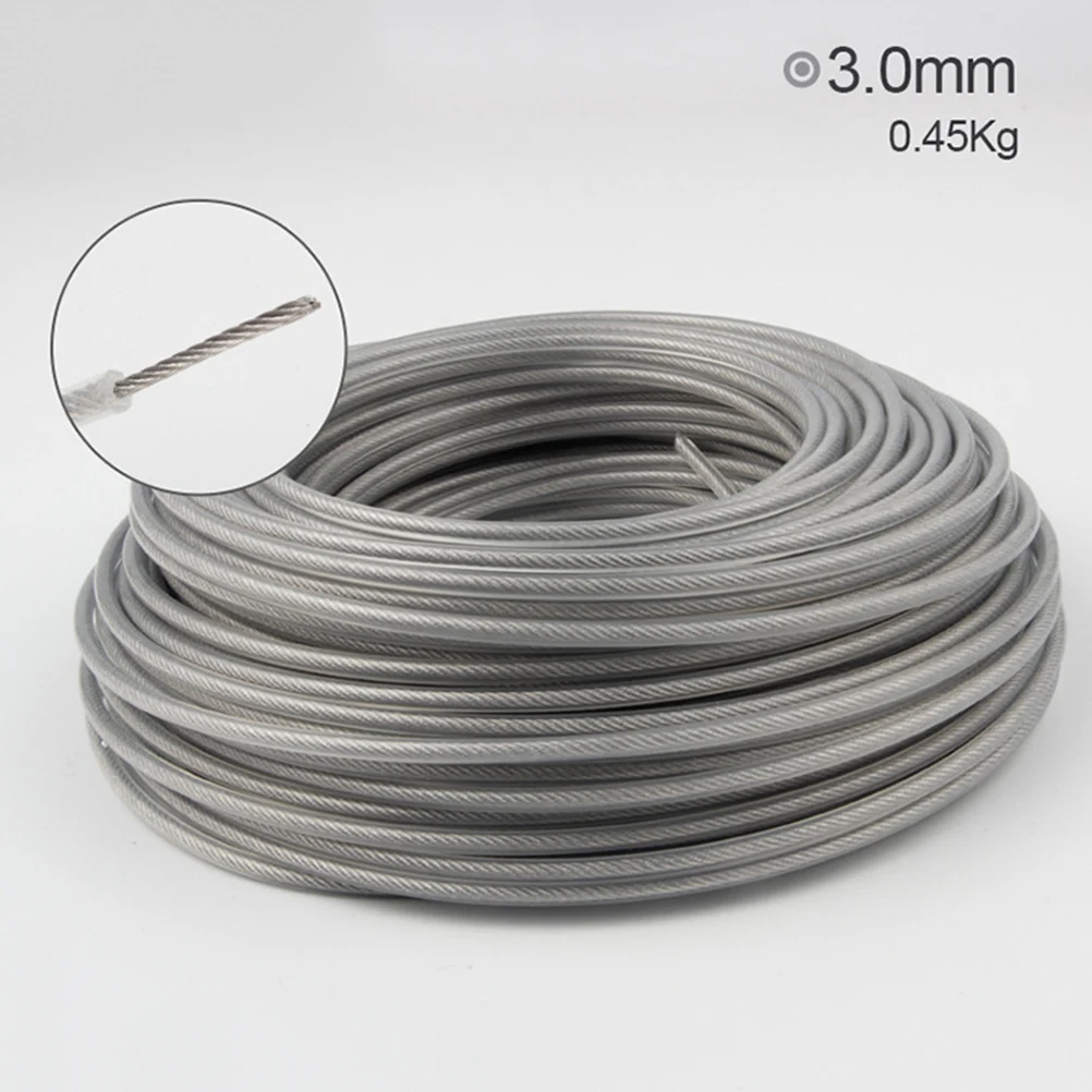 

1PC Grass Trimmer Line Sawtooth Shape Practical Random Color Steel Wire Brush Cutter Rope for Lawn Mower Weeding Machine