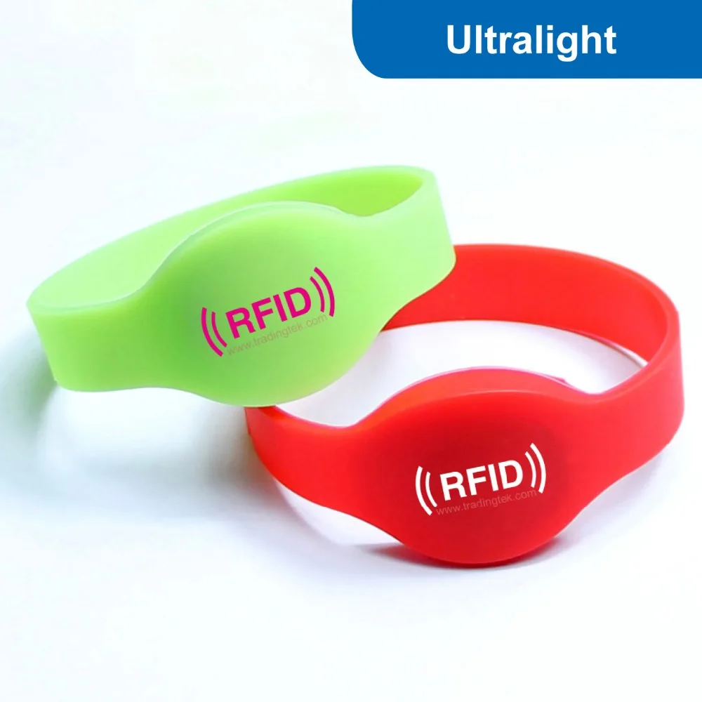 WB01 NEW RFID Silicone Wristband NFC bracelet Tag for swimming pool 13
