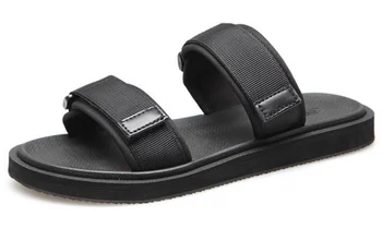

2020 High Quality Summer Casual Sandals Hook & Loop Outdoor Beach Slippers Comfortable Soft Streetwear Walking Rome Shoes D352