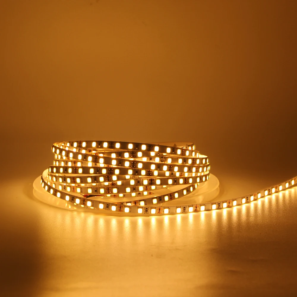 5 мм узкая ширина 12 В Светодиодная лента 2835 SMD 120led/m м 600 светодиодов Гибкая полоса