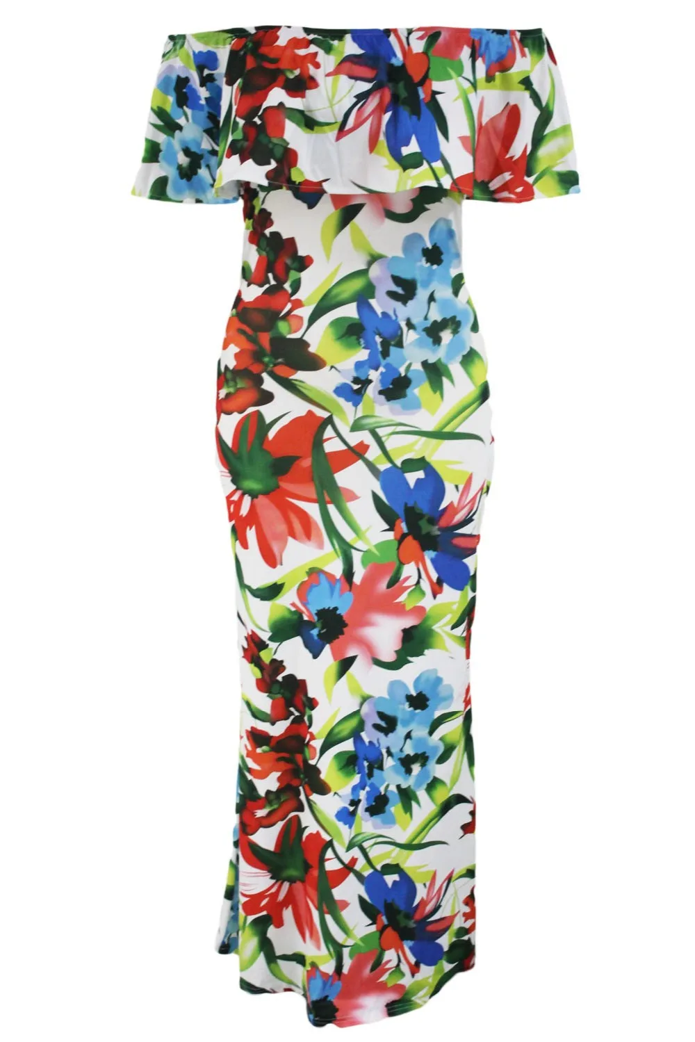 Chinese-Painting-Floral-Print-Off-the-shoulder-Maxi-Dress-LC61189-7-2