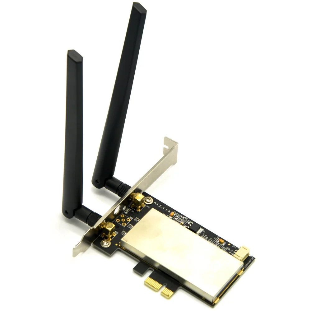 M2 NGFF Mini PCi-E для PCi-E беспроводной WiFi адаптер конвертер PCIe Настольный PCi Express адаптер+ Bluetooth кабель для 7620ac/8260ac