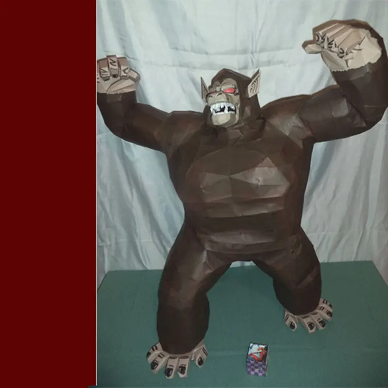 

Dragon Ball Z Super Saiyan ape Paper Model Toys Handmade DIY material manual creative Party show props tide decorate Gift 80CM