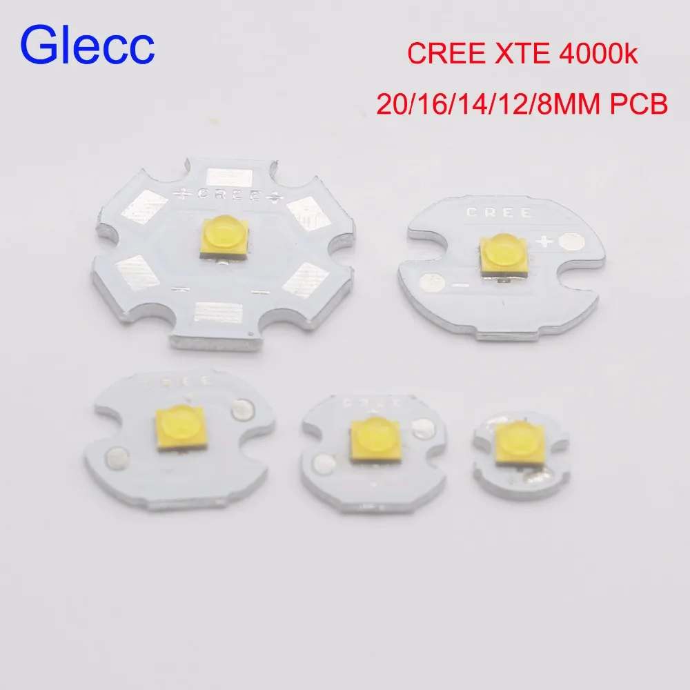 Cree XTE LED XT E 1 5W LED Emitter Natural White 4000 4500K LED with 20 ...