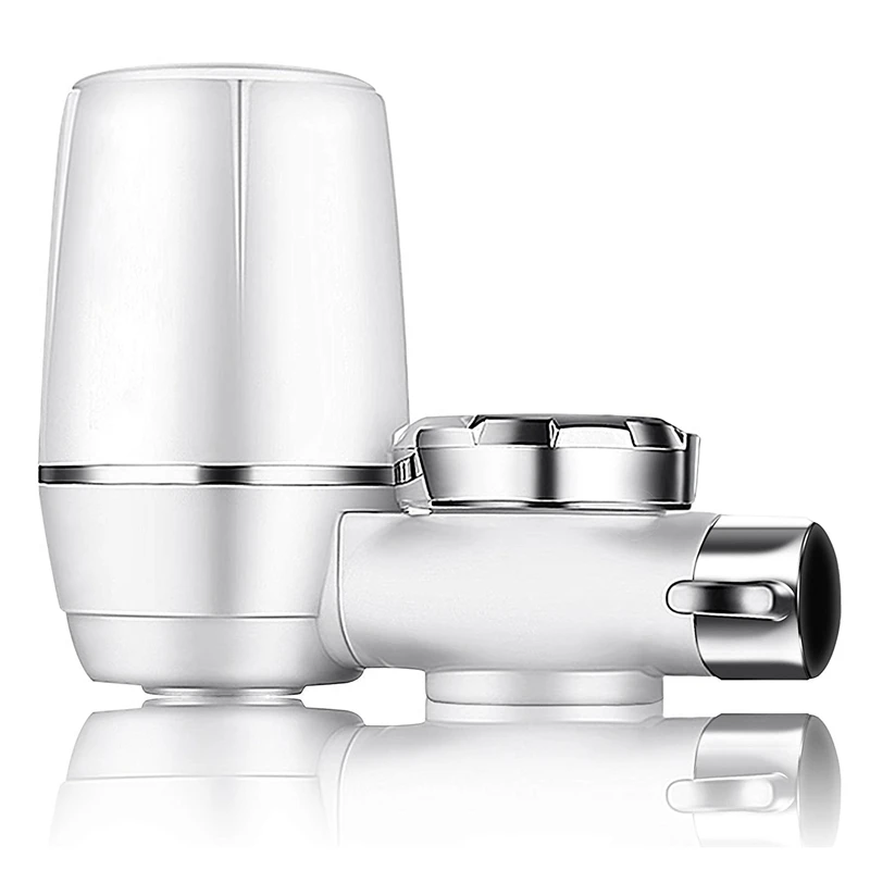 Faucet Water Filter, On Tap Water Faucet Filtration System With 7 Stage Filtration Ceramics Filter For Home Kitchen Fits Stand