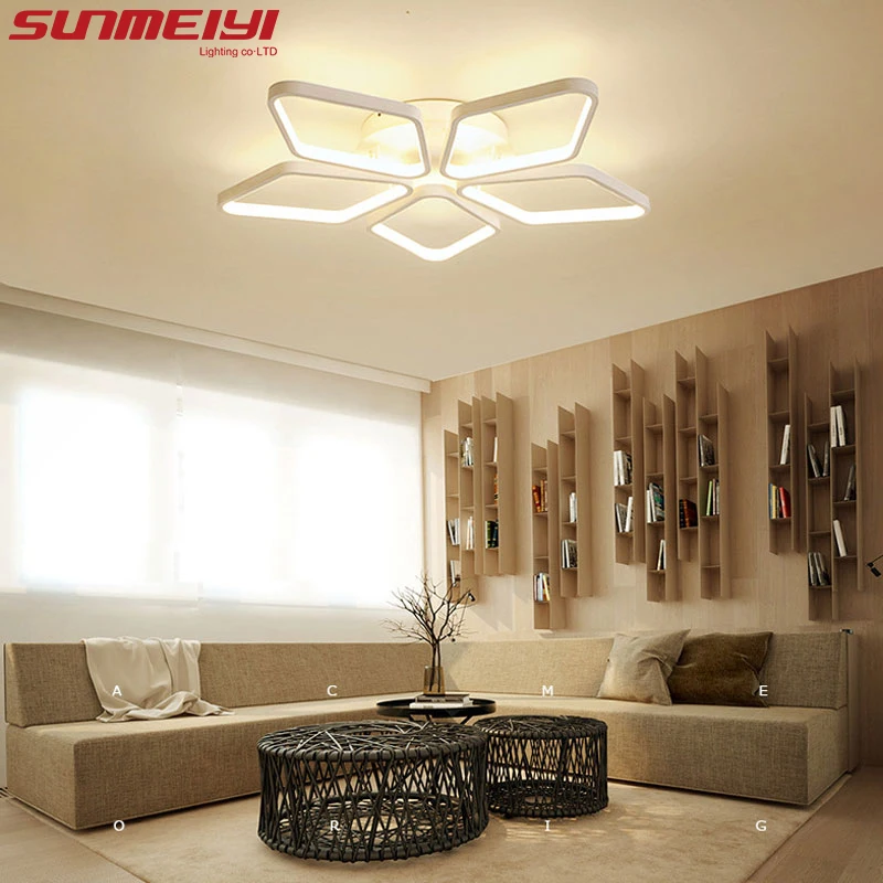 

Modern Led Ceiling Lights For Indoor Lighting plafon led Square Ceiling Lamp Fixture For Living Room Bedroom Lamparas De Techo