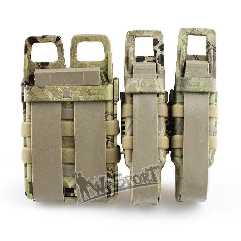 WoSporT тактическая быстрая Магнитная сумка кобура журнал набор 2 в 1 Molle Strike System 13