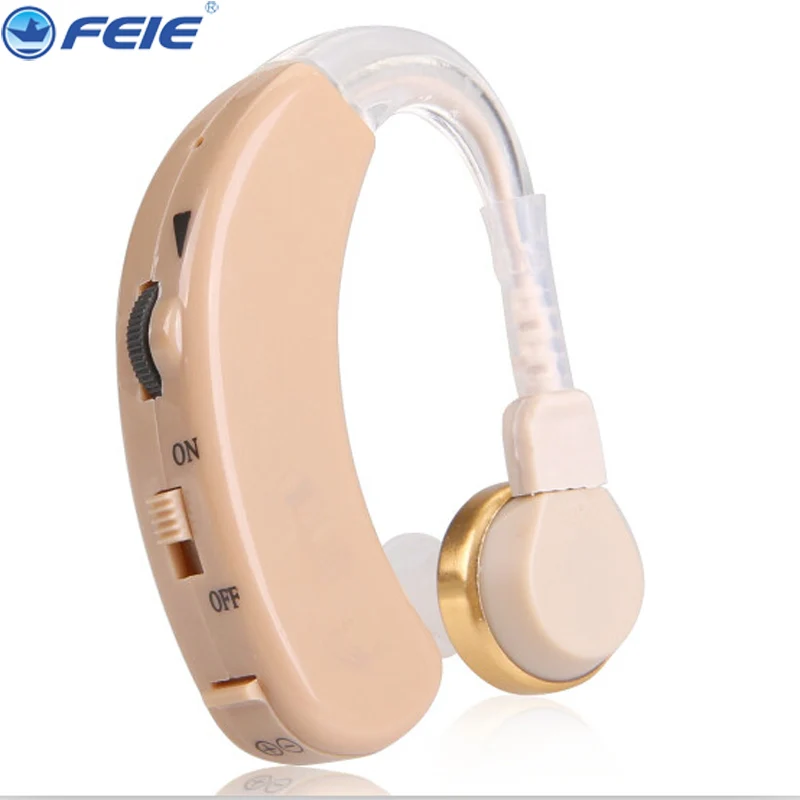 Voice Amplifier Hearing Aids Portable Invisible BTE Ear Care Machine For Elderly Deaf Battery Headphone Adjustable Tone S 520