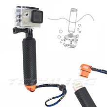 Плавающие ручка поплавок для GoPro Hero 5 4 аксессуары ручной селфи палка для SJCAM SJ4000 экшн-камеры погружения буй 21