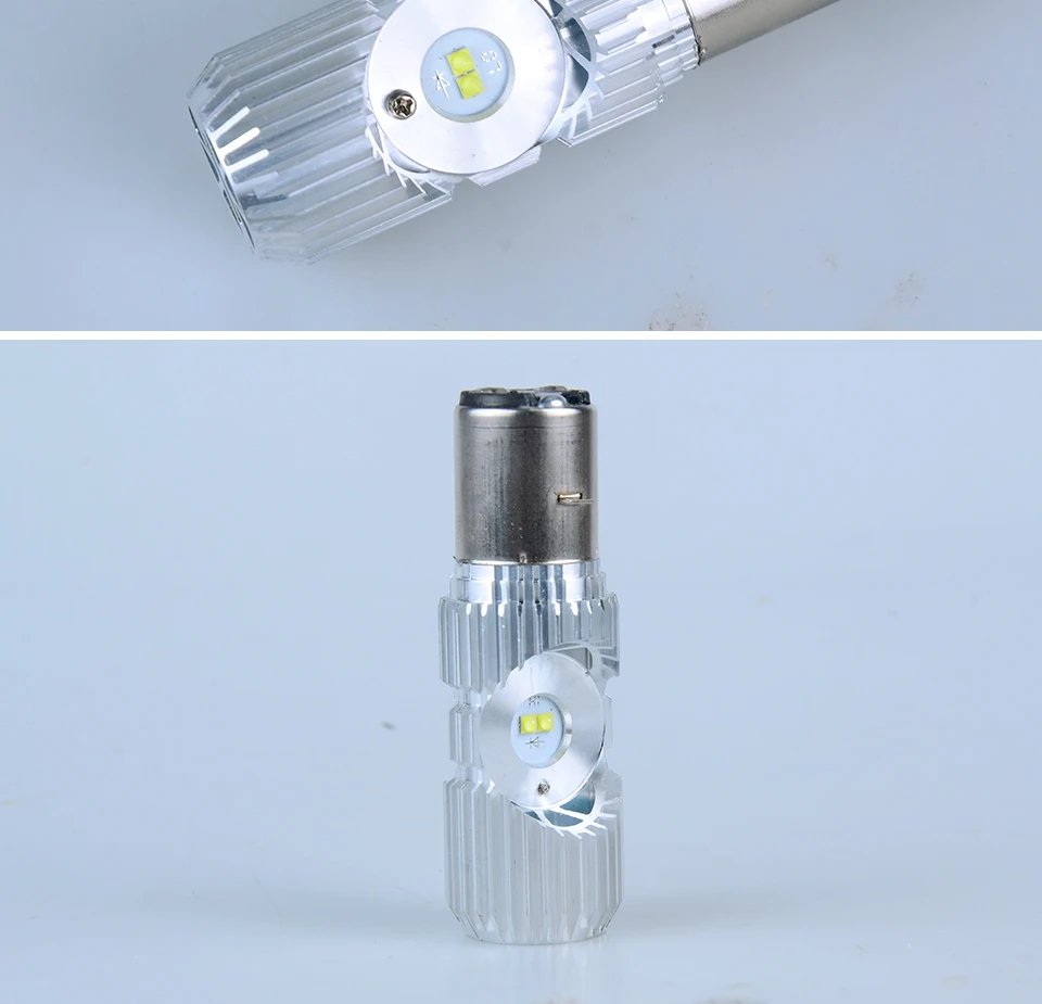 MeeToo 12V BA20D LED Motorcycle Headlight Bulb For Vespa Kymco Suzuki Honda Bajaj 6000K 1400LM Moto Light Scooter Motorbike Lamp (6)