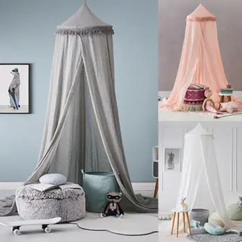

2019 Child Baby Bed Canopy Netting Bedcover Mosquito Net Curtain Bedding Dome Tent