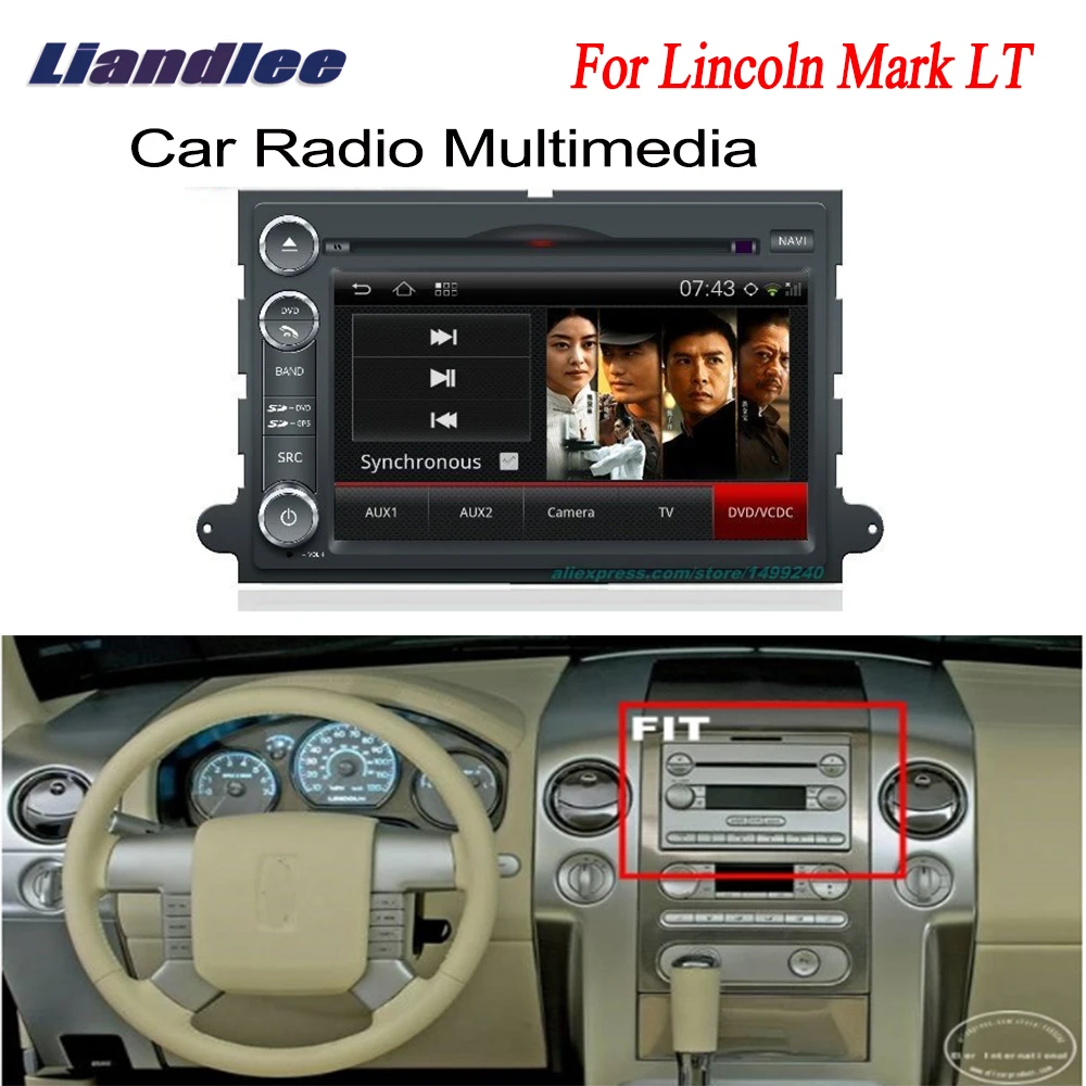 Car Android GPS For Lincoln Mark LT 20072009 Navigation Radio TV DVD