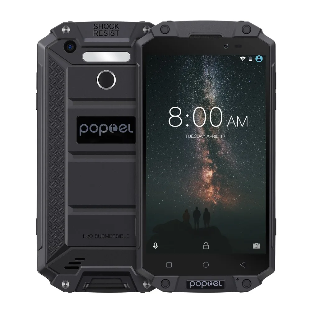 POPTEL P9000 Max 5 &quotFHD 4 GB 64 IP68 MT6750V Octa Core 4G смартфон Водонепроницаемый противоударный 13MP