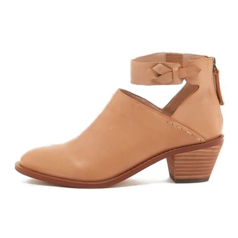 platform flat ankle boots