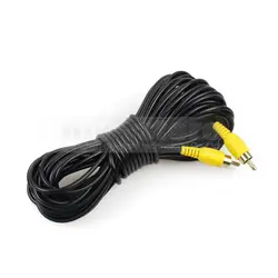 Diysecur 10 м AV RCA кабель-удлинитель/шнур видео кабель + разъем для заднего вида Камера и Мониторы