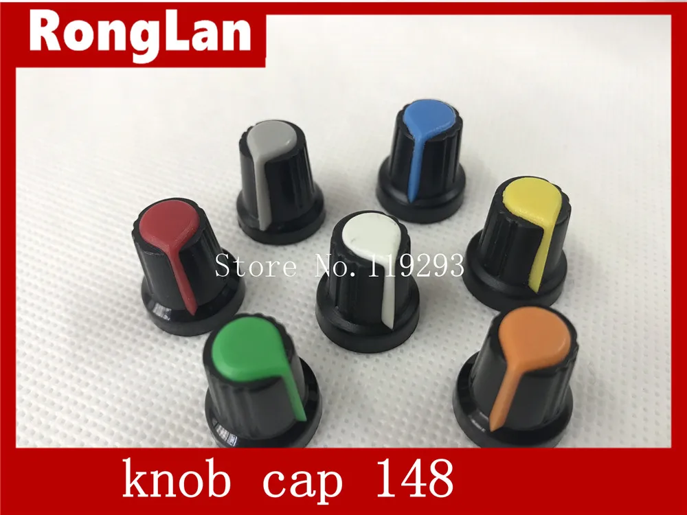 

[BELLA]Hearts heart color knob potentiometer knob cap 148 amp adjustment knob--100PCS/LOT