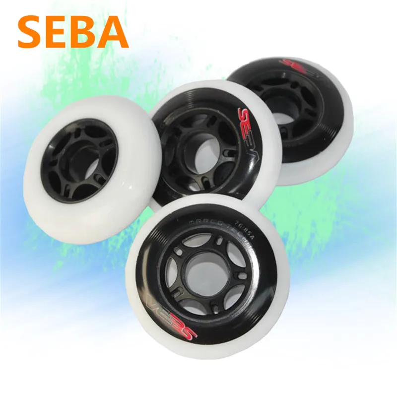 8 шт./лот для SEBA EU Edition Inline Skate Wheel для fsk Слалом, 85A 76 мм 72 мм